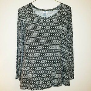 Old Navy women's top blouse size M round neck